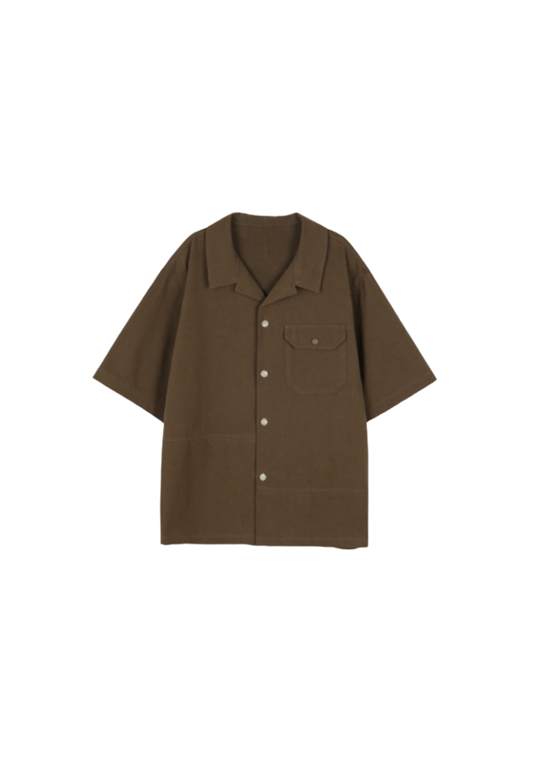 Brown Short Sleeve Jumirr