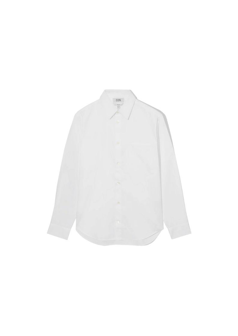 White Long Sleeve Shirt - Jumirr