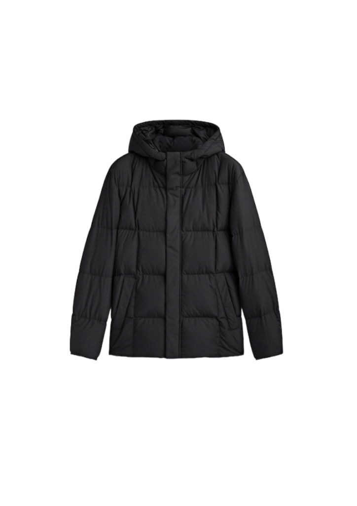 Navy Blue Puffer Jacket - Jumirr