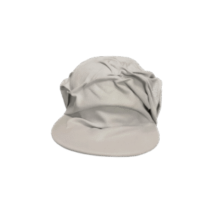 Creased Leather Snap Back Cap