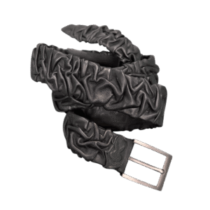Creased Leather Belt