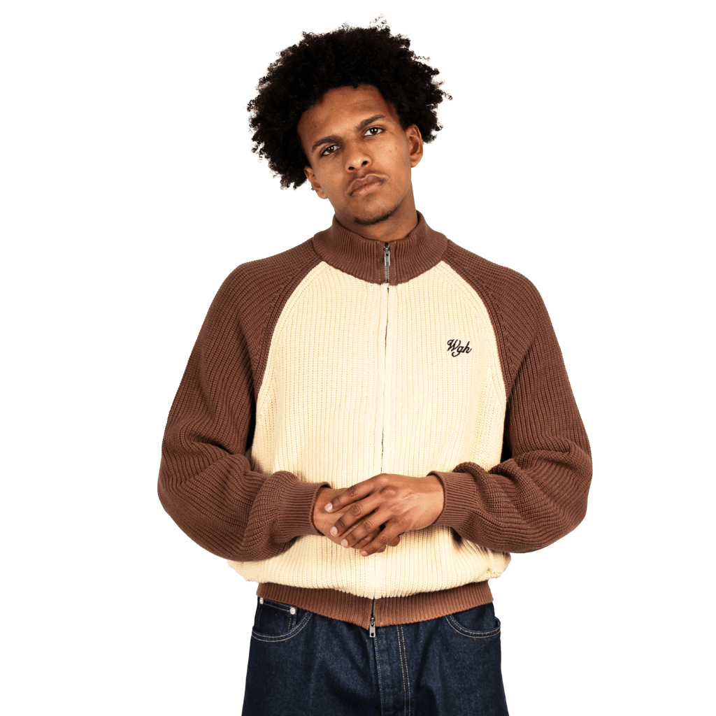 Knit Jacket Brown - Image 2