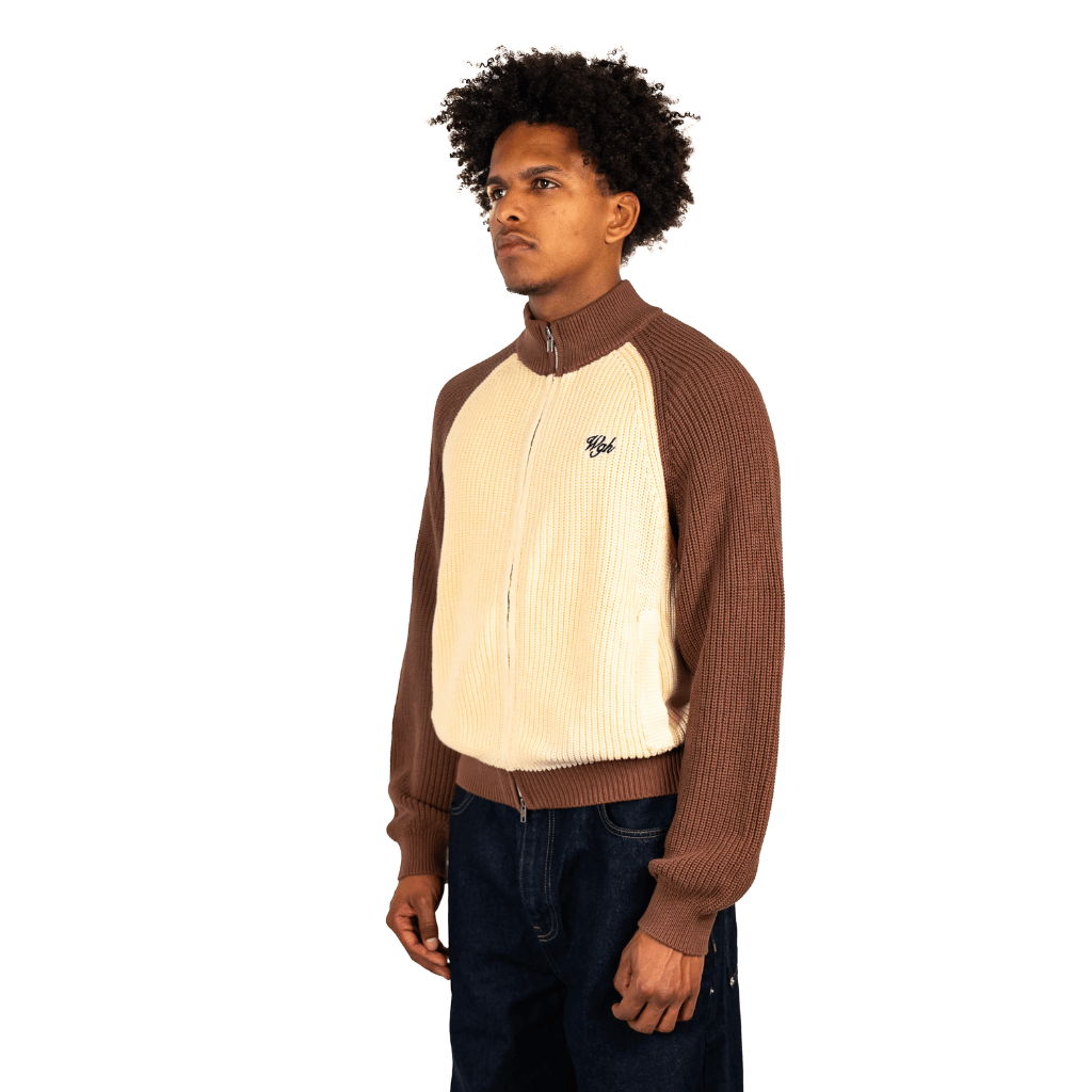 Knit Jacket Brown - Image 3